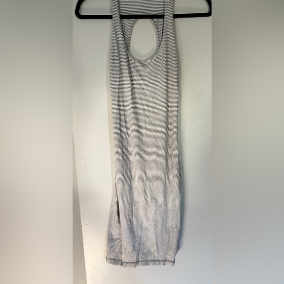 Lululemon Go For It Dress - Hyper Striped Heathered Medium Gray - Picture 4 of 6